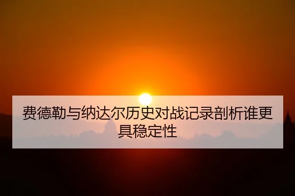 费德勒与纳达尔历史对战记录剖析谁更具稳定性